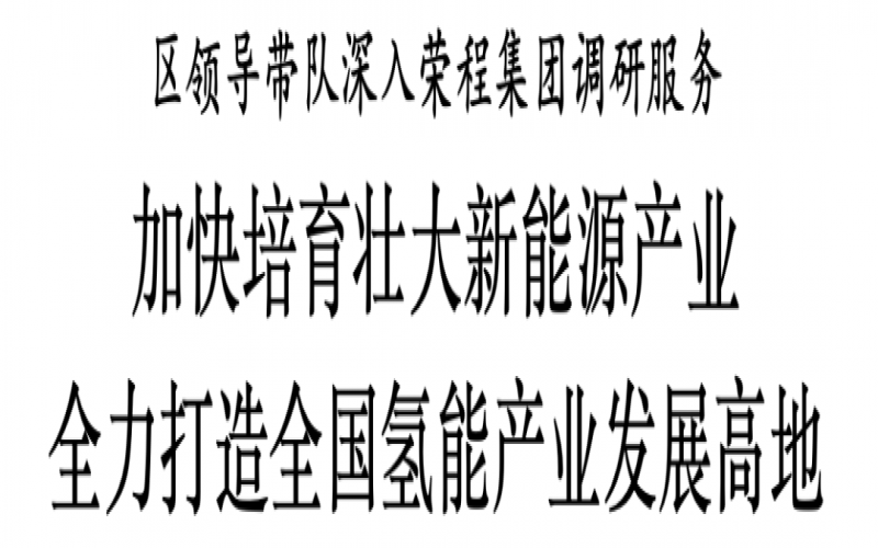 濱海新區(qū)區(qū)委副書記、區(qū)長單澤峰帶隊(duì)深入榮程集團(tuán)調(diào)研服務(wù)